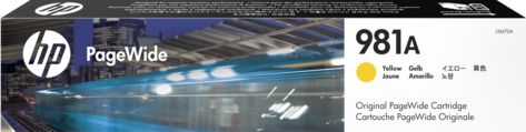 Ngjyrë për printer HP 981A, e verdhë