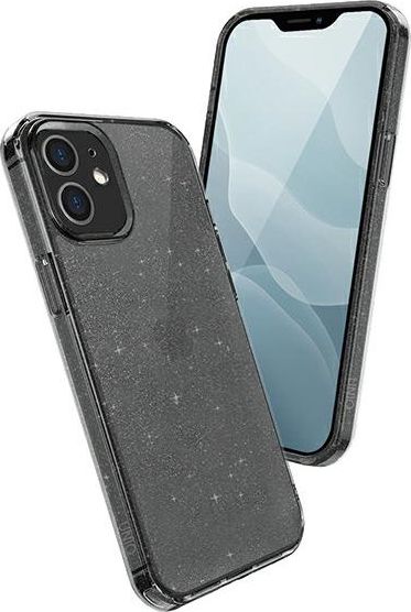 Mbrojtëse e pasme Uniq LifePro Tinsel për iPhone 12 Mini, 5.4", e zezë