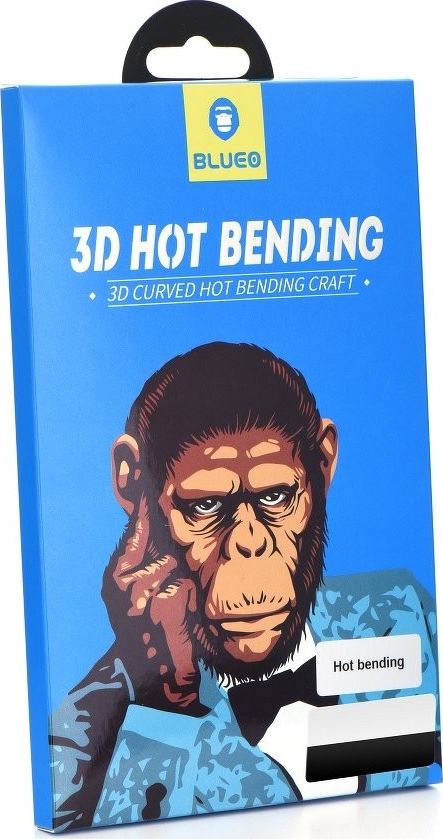 Xham mbrojtës Partner Tele.com Mr. Monkey Glass 5D për iPhone XS, 0.26mm, 9H, i zi