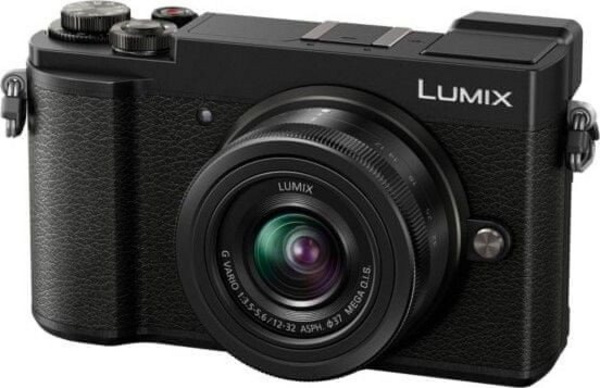  Фотоапарат Panasonic Lumix DC-GX9 + 12-32мм f / 3,5-5,6 ASPH Mega OIS, црн