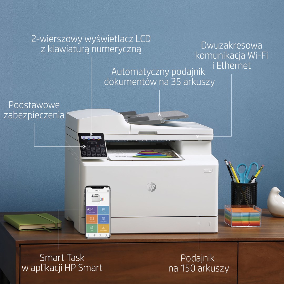 Printer HP Color LaserJet Pro M183fw, All-in-One, i bardhë
