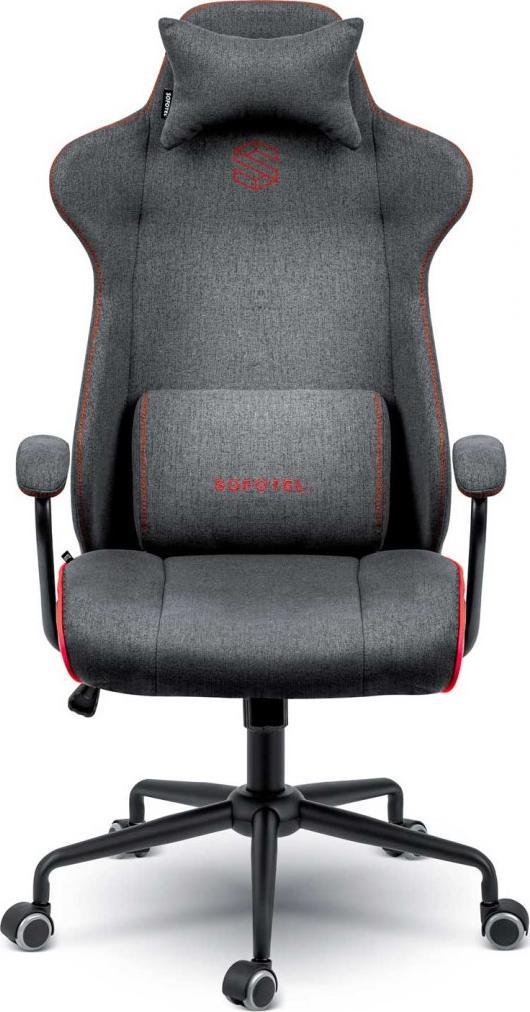 Karrige zyre Sofotel Werona, ergonomike, me mbështetëse krahësh, gri