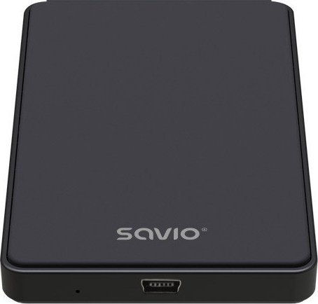 Kuti e jashtme SAVIO AK-73, 2.5" HDD SSD, USB 2.0, e zezë