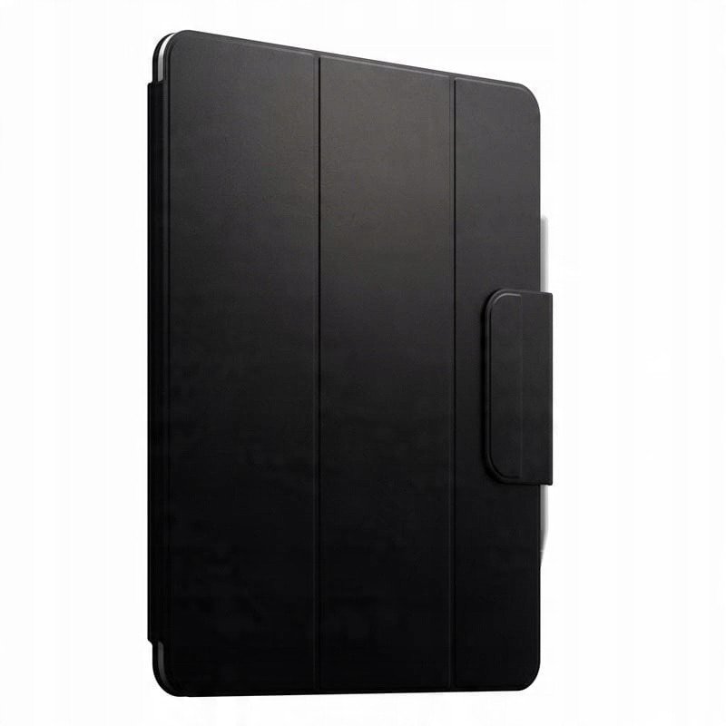 Kuti mbrojtëse Nomad Leather Folio, për iPad Pro 11" M4, lëkurë, e zezë