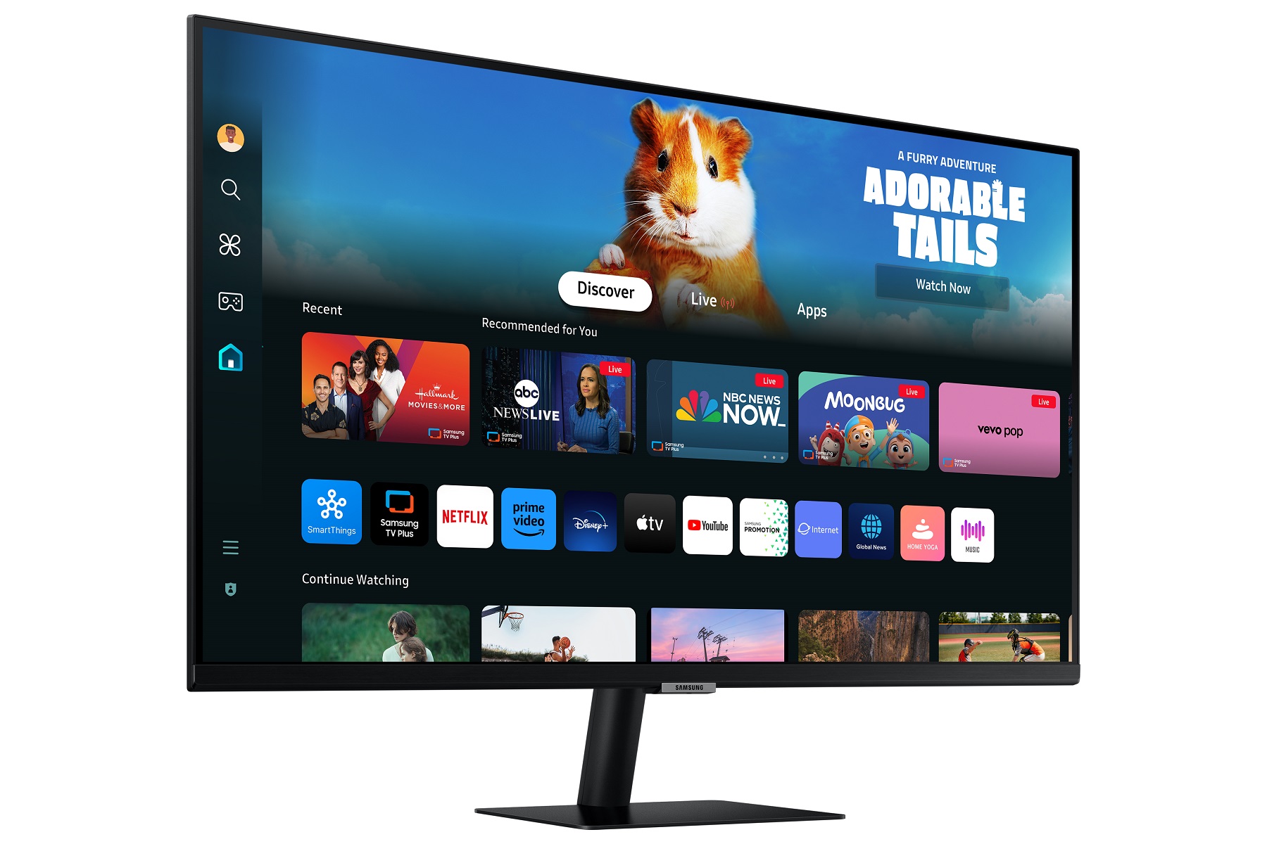 Monitor Samsung Smart M5, 27", VA, FHD, i zi