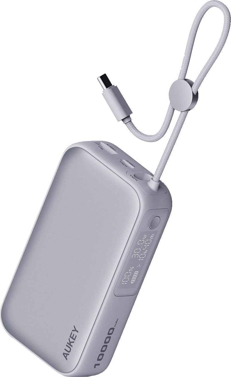 Power bank Aukey PB-Y47, 10000mAh, i bardhë