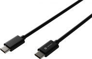 Kabllo USB Natec NKA-2146, USB-C në USB-C, 1 m, 100W, e zezë