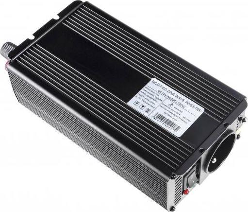 Invertori i tensionit të automjetit Green Cell 12V në 230V, 500W / 1000W