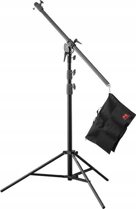 Tripi ndriçimi FalconEyes LSB-8 Boom Arm, alumini, profesional, i zi