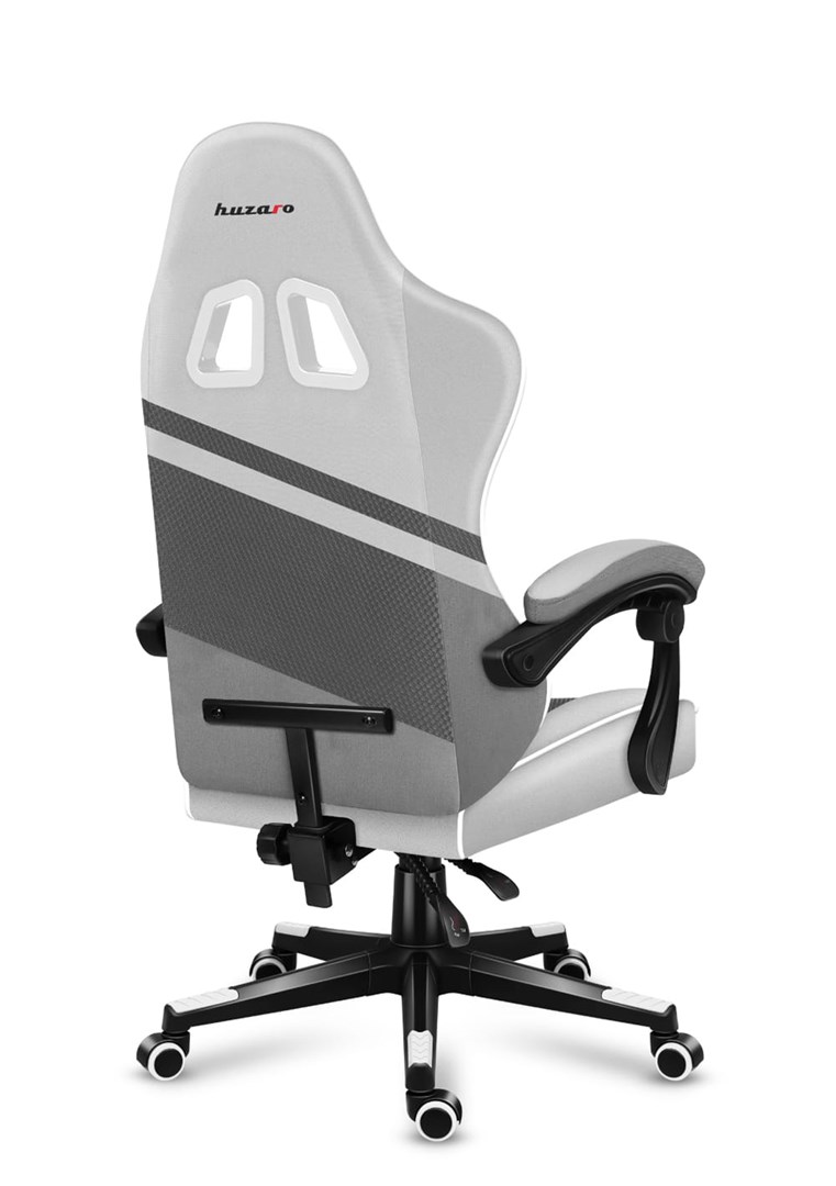 Karrige lojërash Huzaro Force 4.4, 130 kg, e bardhë