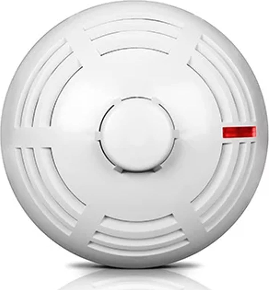 Detektor adresues tymi dhe nxehtësie Satel DMP-400, multisensor, LED sinjalizues, i bardhë