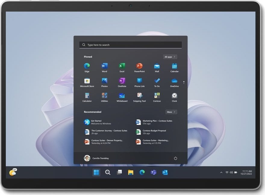 Лаптоп Microsoft Surface Pro, 13", Intel Core i5-1245U, 16 GB RAM, 256 GB SSD