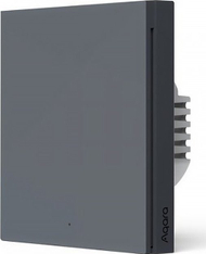 Ndërprerës inteligjent muri Aqara H1 WS-EUK01-G, 1 buton, Zigbee 3.0, Space Grey