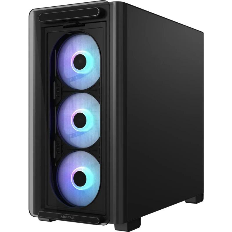 Kuti PC Asus A23 Plus, micro ATX, ARGB, e zezë