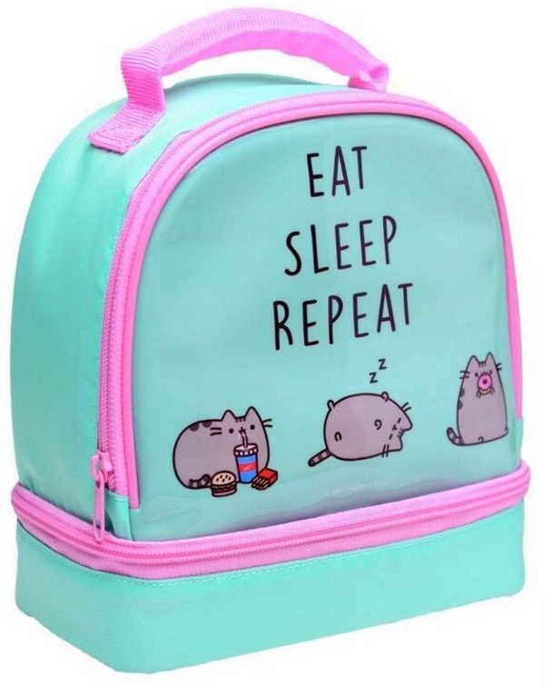 Çantë për ushqim Pusheen - Eat, Sleep, Repeat