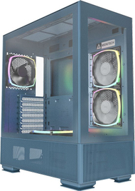 Kasë Montech SKY TWO ARGB, e kaltër, Midi Tower