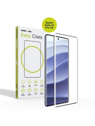 Xham mbrojtës Mobile Origin EasyGlass, për Redmi Note 14 Pro 5G, 9H, transparend