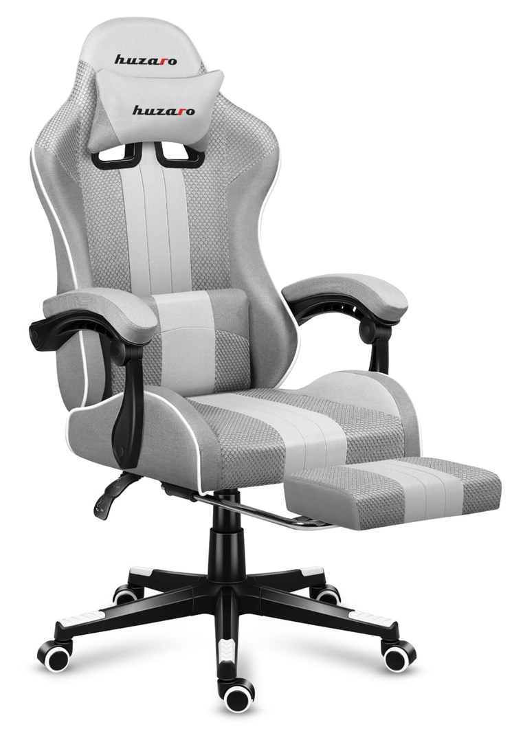 Karrige gaming Huzaro Force 4.7, 140kg, e bardhë