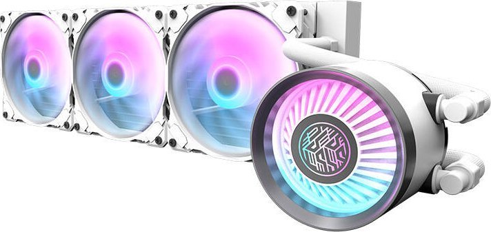 Ftohës uji për CPU Darkflash DN 360, radiator 360 mm, 3 ventilatorë 120 mm, i bardhë