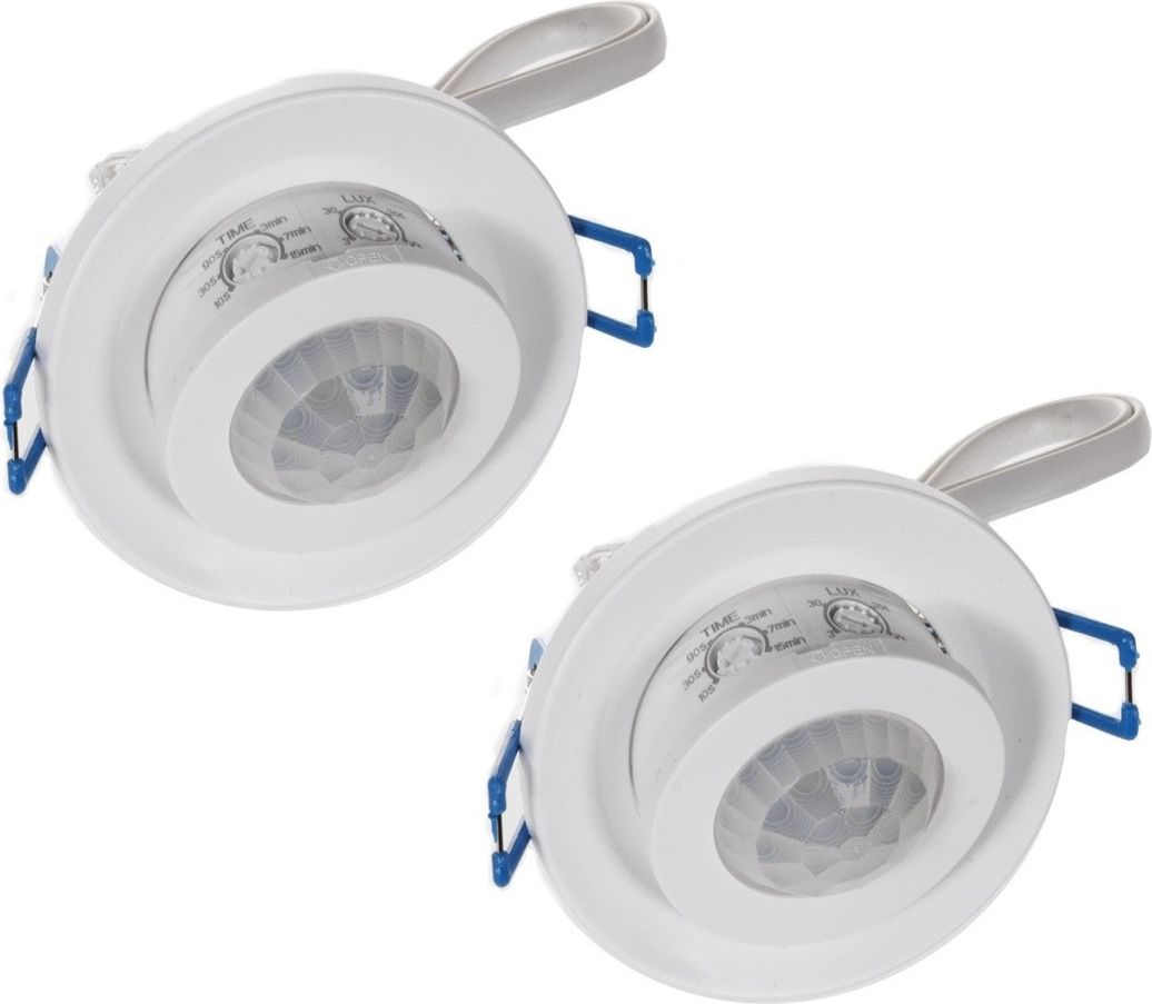 Senzor lëvizjeje Maclean MCE143 Dual PIR, për montim të fshehtë, i bardhë