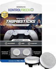 Kape thumbsticks KONTROL FREEK Sports për PS5, set, Clutch, të bardha