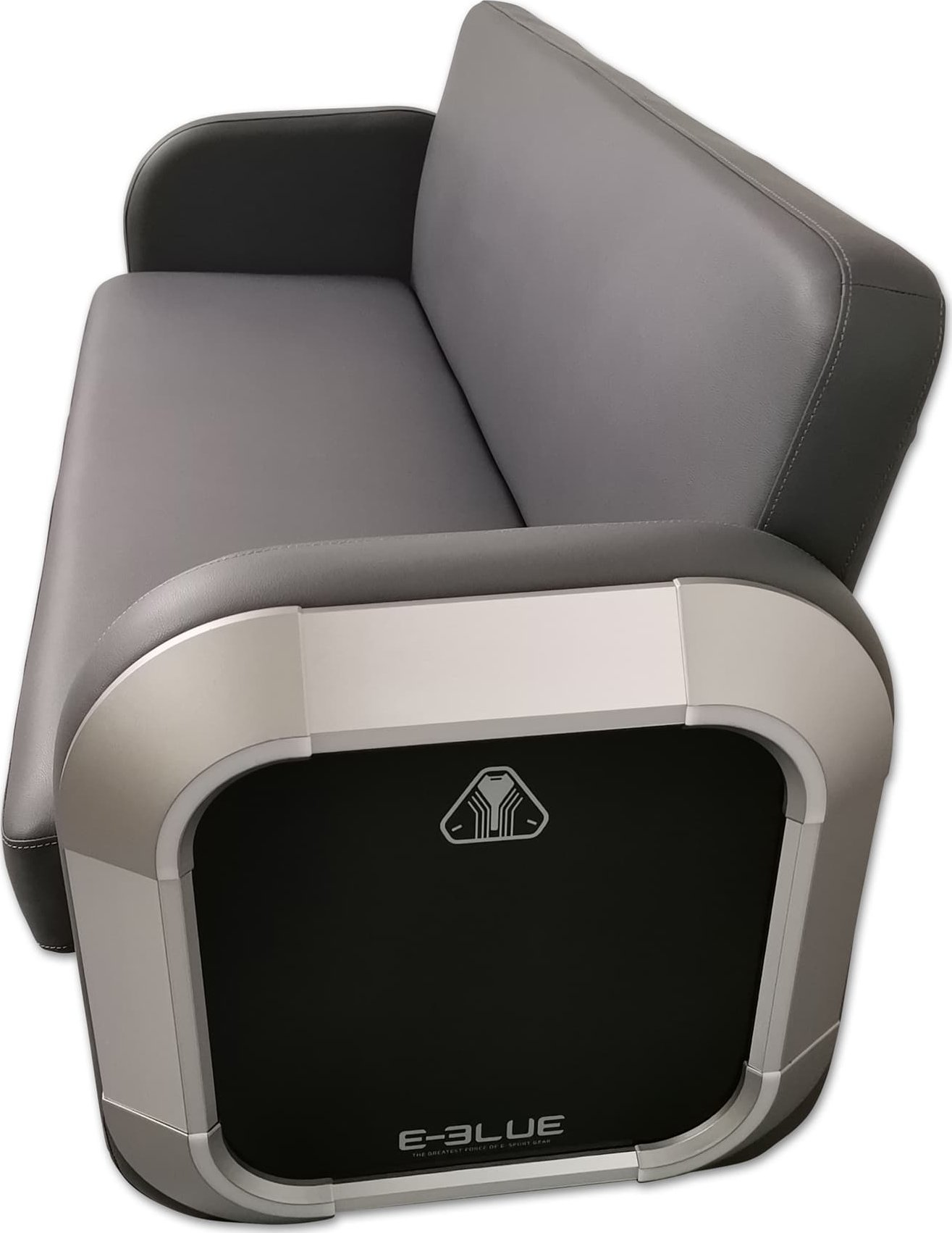 Sofë gaming dyshe E-blue EEC346-21, lëkurë PU, e gri