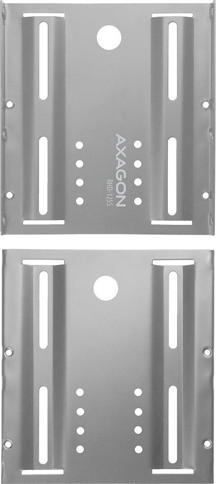 Adapter montimi Axagon RHD-125S, për disk 2.5" në slot 3.5", metalik, i zi