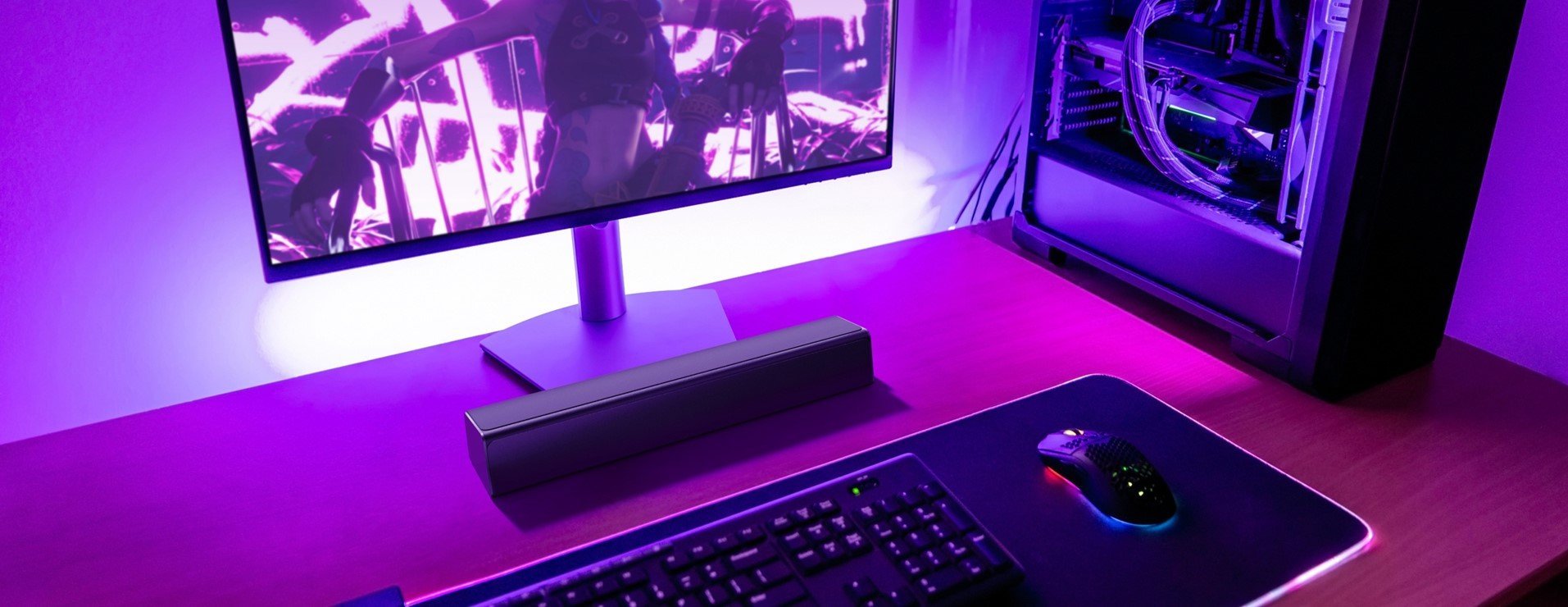 Soundbar Creative Stage SE MINI, Bluetooth 5.3, USB-C, i zi