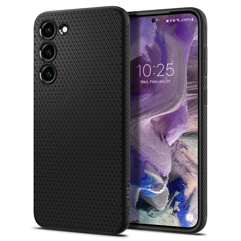 Mbështjellëse për Samsung Galaxy S23 Spigen Liquid Air, e zezë