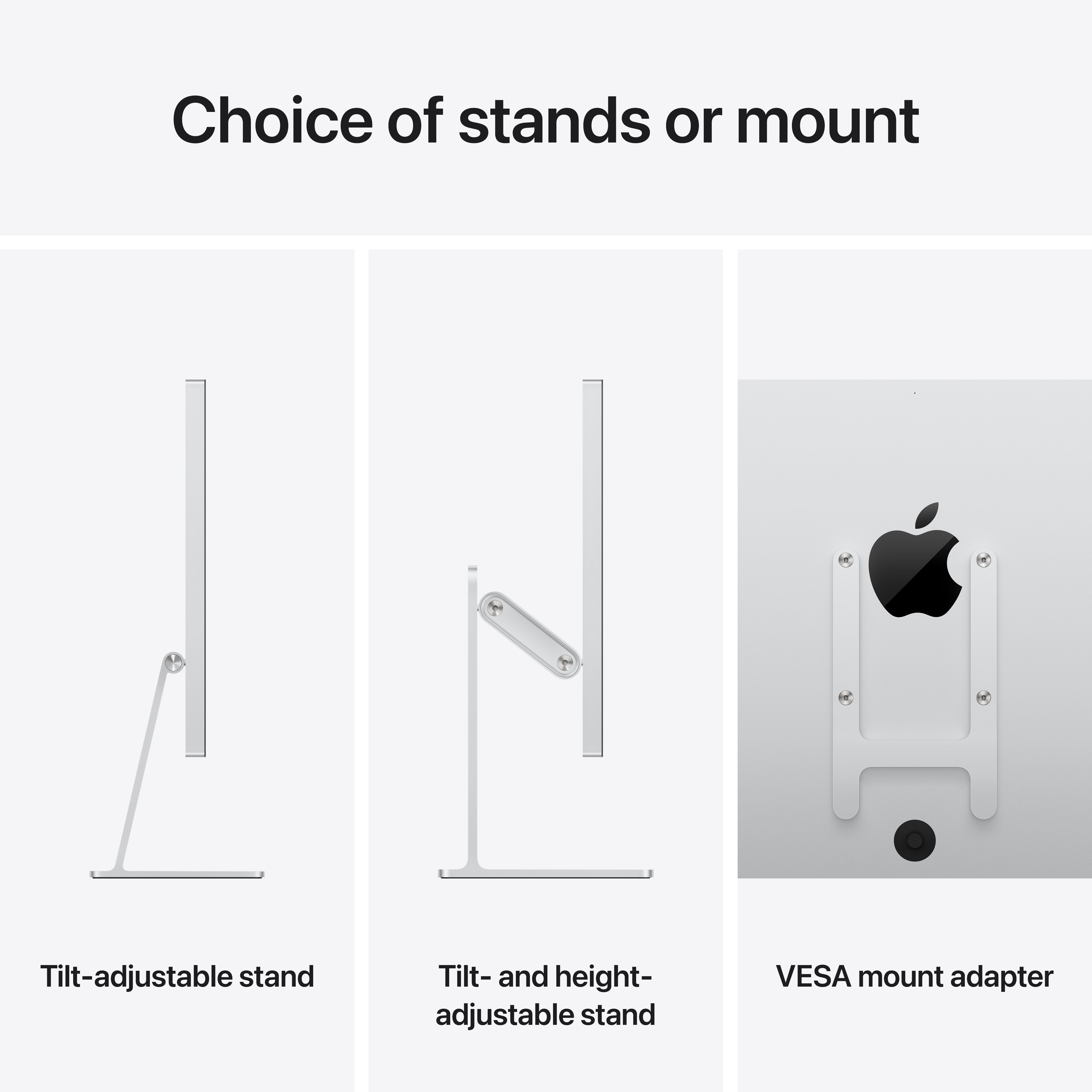 Apple Studio Display, Nano-texture glass, VESA mount adapter (Stand not included)