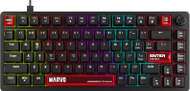 Механичка тастатура Marvo Arma 82 KG936, 75%, RGB, бела