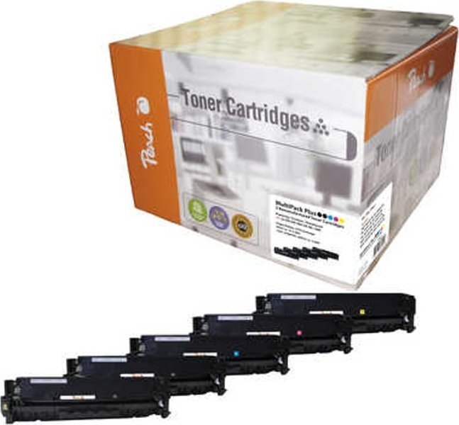 Toner Peach PT561, kompatibil për HP 305A, MultiPackPlus 5 copë, shumëngjyrësh