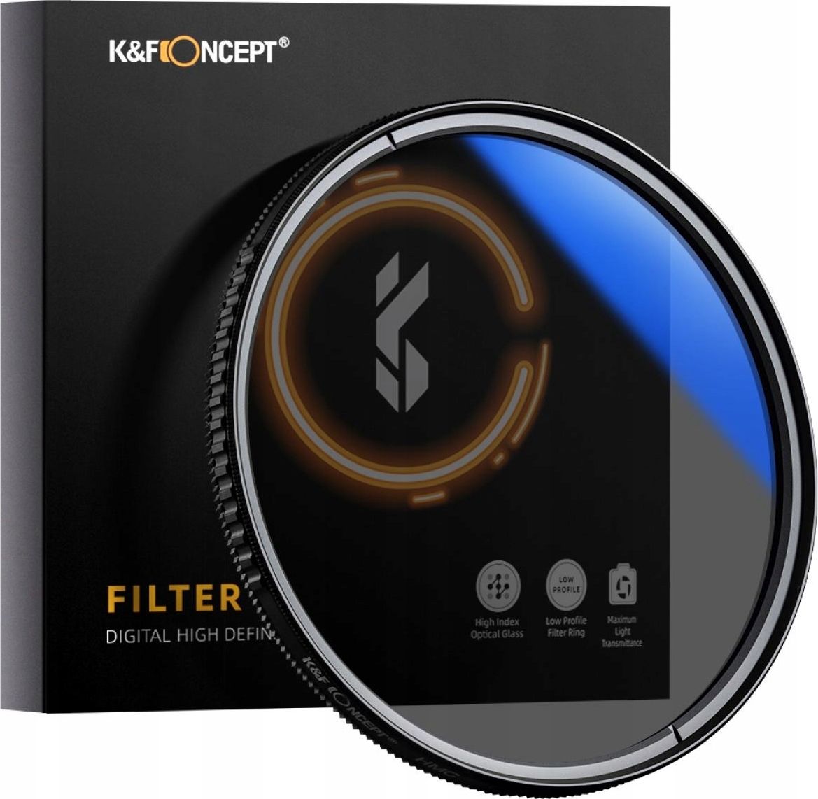 Filter polarizues KF Concept, 55mm