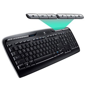 Set tastierë dhe maus Logitech Wireless Combo MK330, USB, 2.4GHz, e zezë