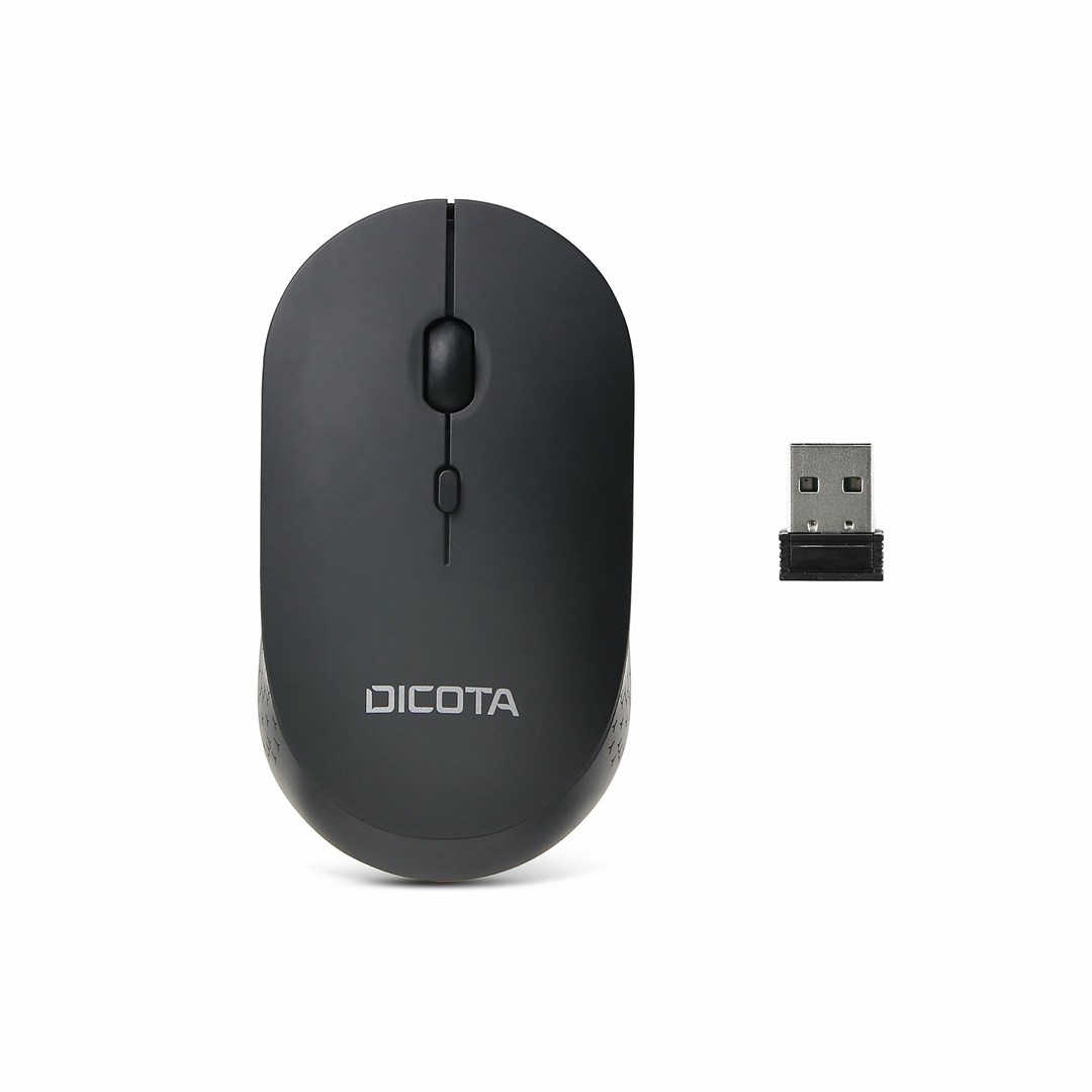 Maus DICOTA Silent V2, Wireless, 1600 DPI, i zi