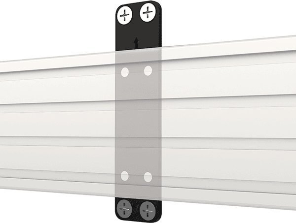 Ѕиден држач B-Tech System X BT8390, за шини, растојание 5 mm