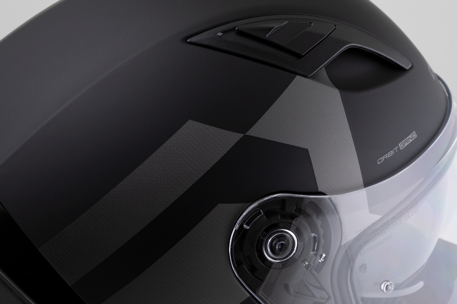 Helm integral Cassida Orbit Grind 2026, polikarbonat, vizor dielli, i zi mat gri