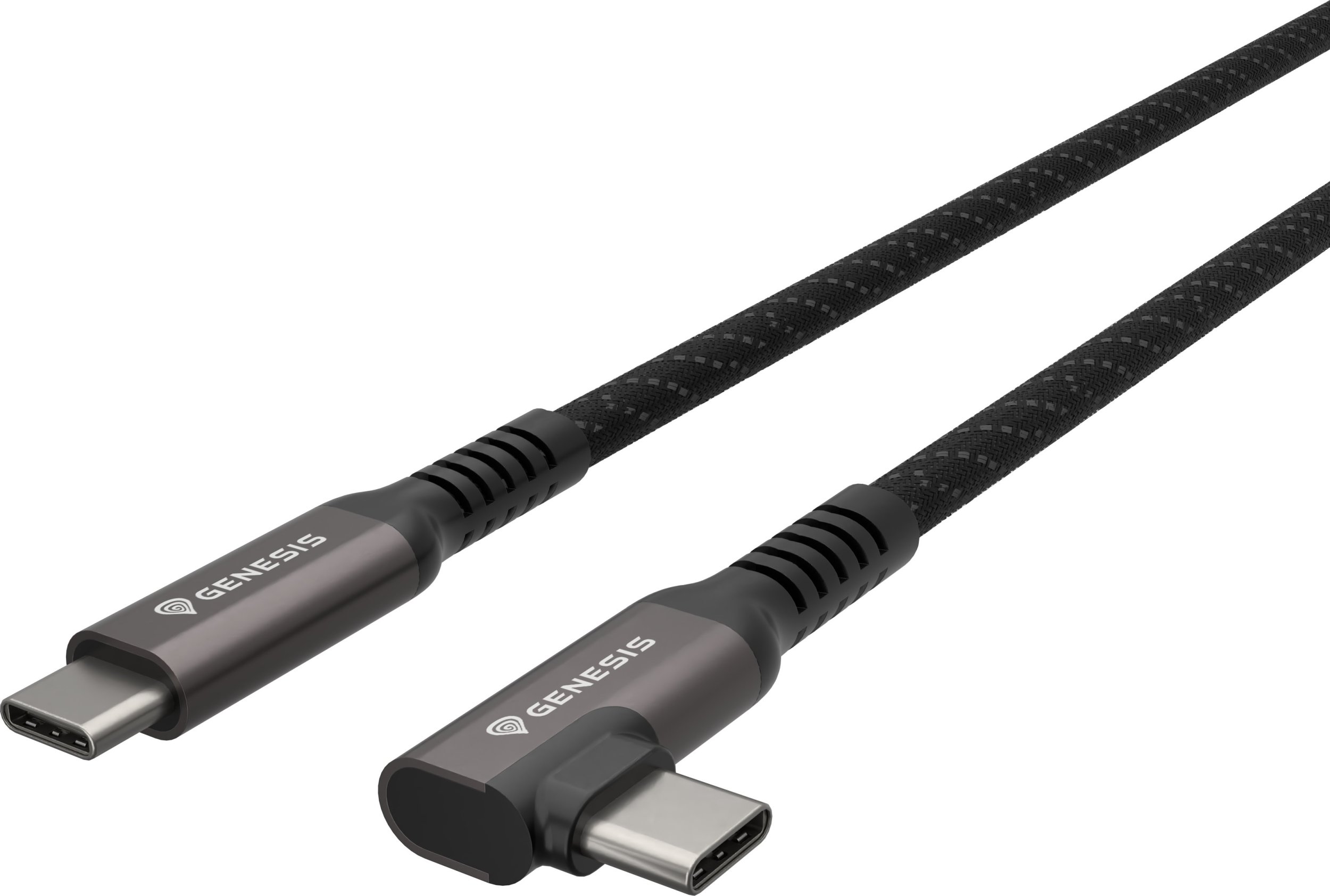 Kабел USB-C Genesis VR, 5 m, 10 Gb/s, PD 60W, црн