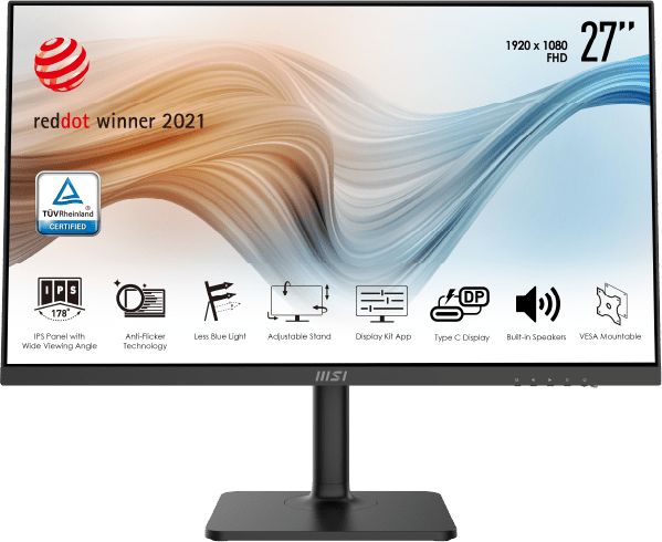 Monitor MSI Modern MD271P, 27", Full HD, i zi