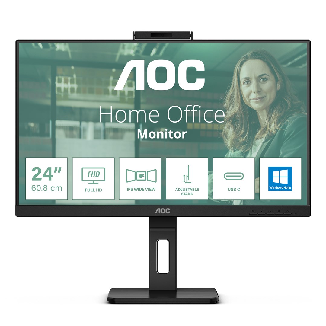 Монитор AOC 24P3CW, 23.8", 1920 x 1080, Full HD, 75 Hz