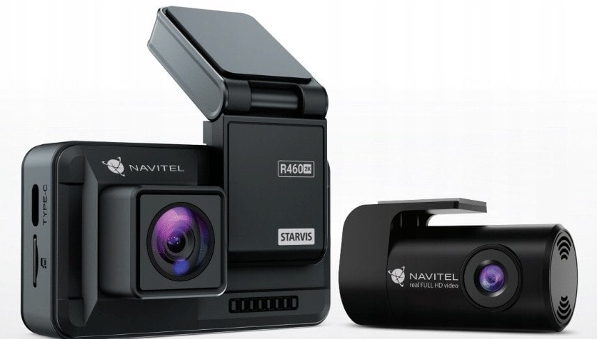 Regjistrues video për makinë Navitel R460, 2K, kënd 160°, montim magnetik, i zi