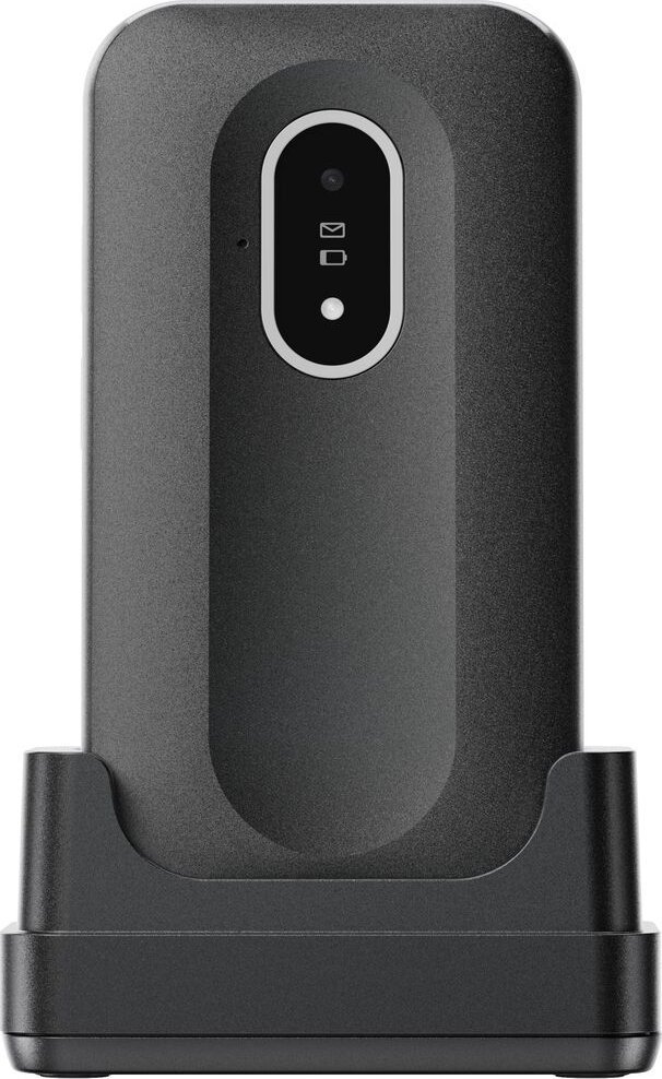 Telefoni flip Doro Leva L20, me kapak, i zi