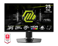 Monitor MSI MAG 255PXF, 24.5", Full HD, 300Hz, i zi