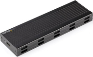 Kuti e jashtme SSD StarTech.com, USB C 10Gbps, M.2 NVMe SATA, alumini e zezë