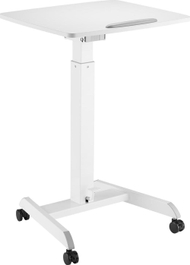 Tryezë zyre Maclean 5902211116851, e rregullueshme në lartësi, me sustë gazi, e zezë