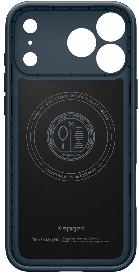 Maskë telefoni Spigen Thin Fit MagSafe, për iPhone 17 Pro Max, Metal Slate