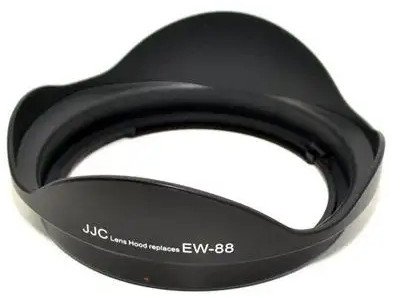 Hood objektivi JJC LH-88 për Canon EF 16-35mm f/2.8L II USM, zëvendëson Canon EW-88, i zi