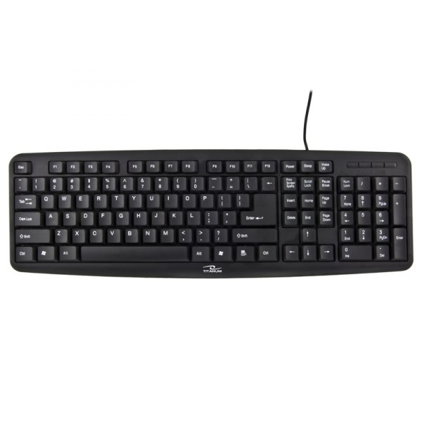 [OUTLET] Tastierë Titanum TK102, PS/2, e zezë
