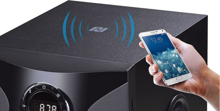 Altoparlant Bluetooth F380x, stereo, i zi/i kaltër