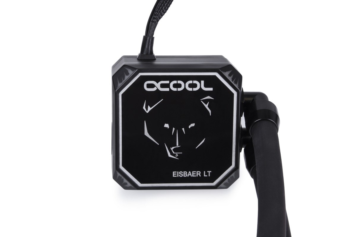 Ftohës me ujë Alphacool Eisbaer Aurora LT360, 360mm, ARGB, i zi